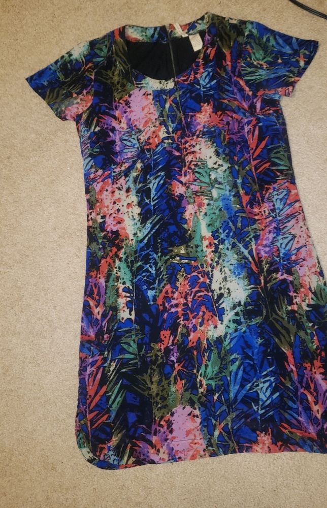 Rainbow Tshirt Dress S